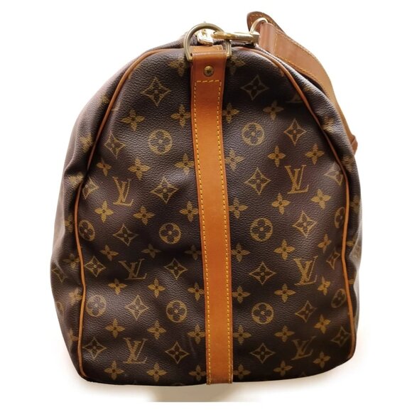 Louis Vuitton LV Boston Bag Keepall Bandouliere 60 Brown Monogram 749-082125 - Picture 3 of 9